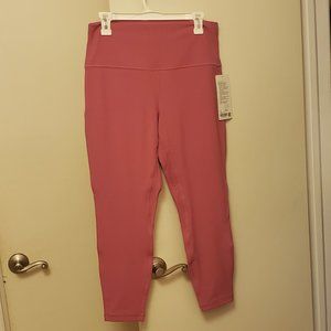 Lululemon align HR pant 25" 14 Pink Lychee